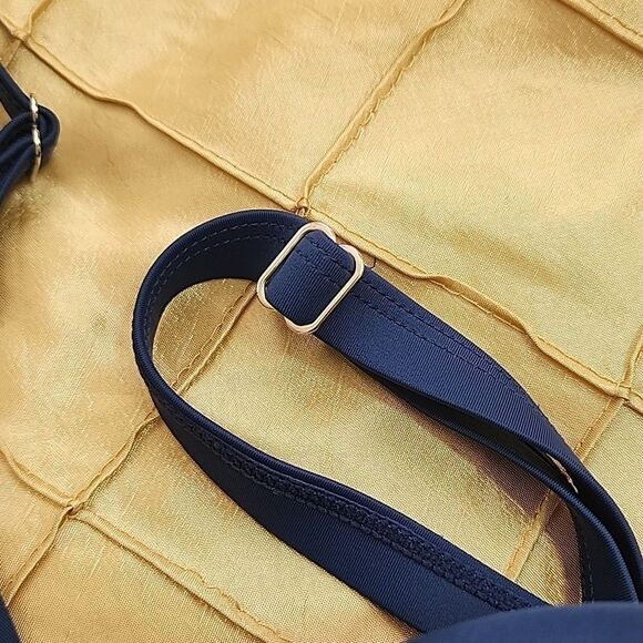 Tropical Escape Women's Swim Top in Navy Blue - Picture 2 of 4